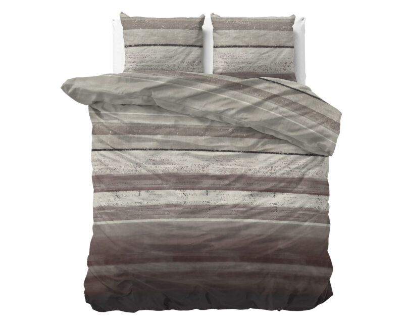 Sleeptime Flanel Marcus Taupe 200 x 200/220 cm