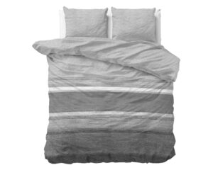 Sleeptime Flanel Stone Stripe Grijs 200 x 200/220