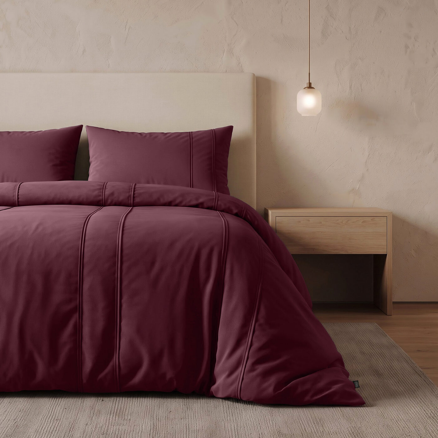 Sleeptime Keisha Bordeaux 200 x 200/220 cm