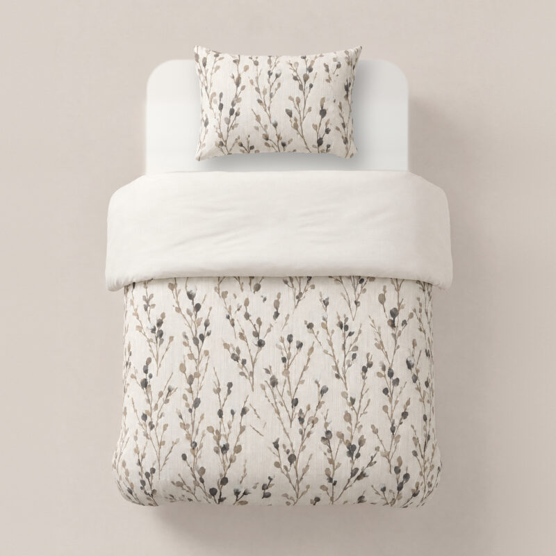 Lazy Benna Zand - Cm sloop van Sleeptime, 140 x 220 cm, kussensloop 60 x 70 cm