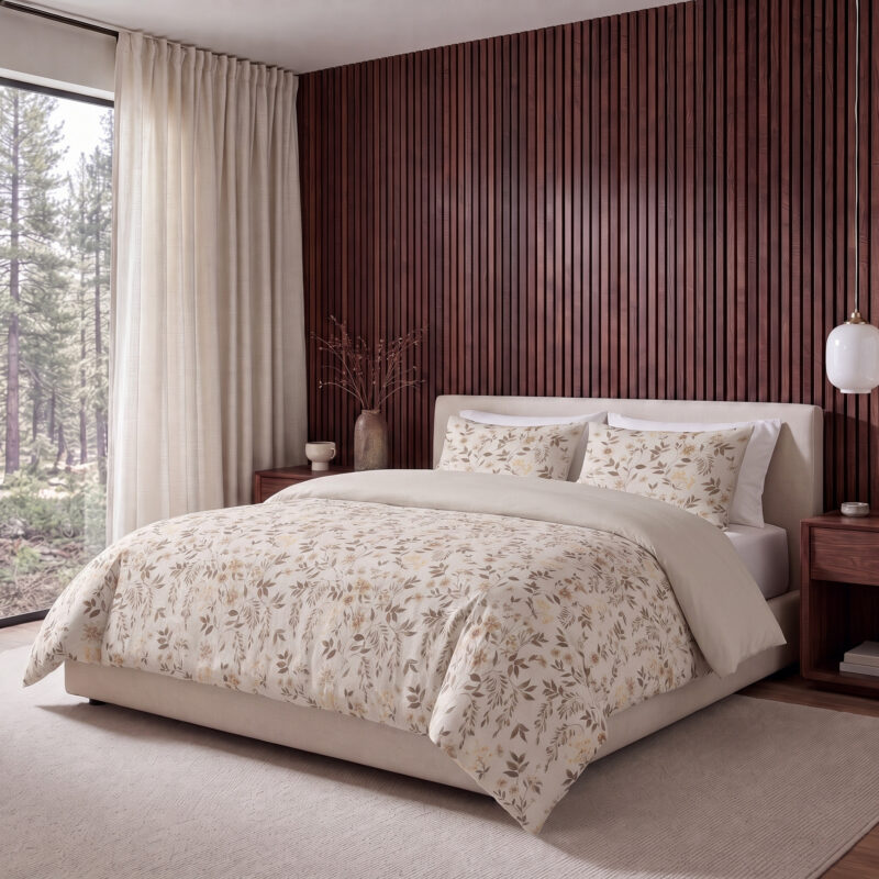 Lazy Bianca Beige - Sleeptime kussensloop cm - 140 x 220 cm - 100% Polyester