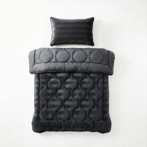 Sleeptime dekbed Hotel Velvet Antraciet 140 x 200 cm - 140 x 200 cm - 100% Velvet 220 gsm