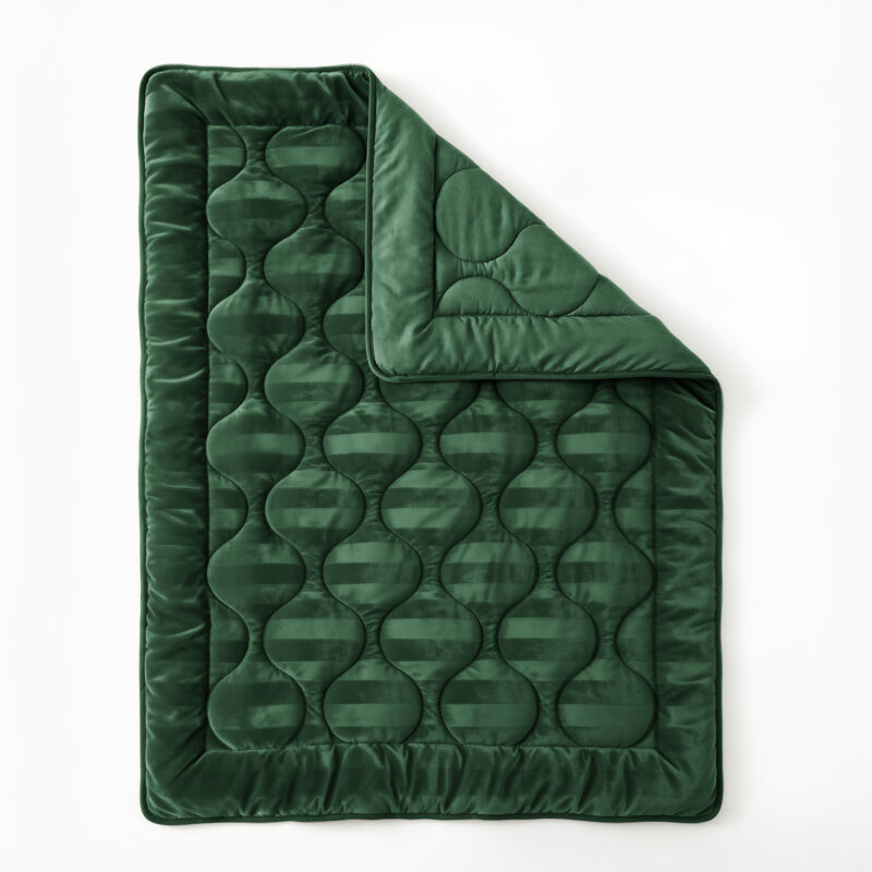 Hotel Velvet Donker Groen 140 x 200 dekbed van Sleeptime, 140 x 200 cm