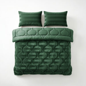Sleeptime dekbed Hotel Velvet Donker Groen 240 x 200 - 240 x 200 cm - 100% Velvet 220 gsm