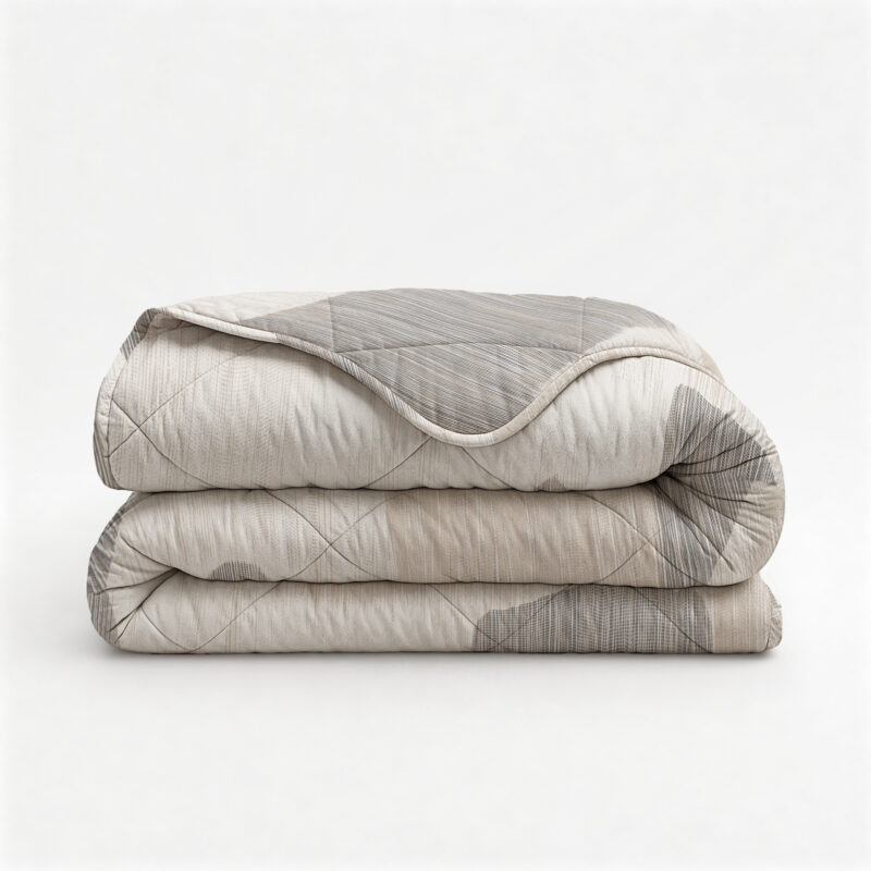 Dekbed Katoen Checkered Beige/Grijs 240 x 2 240 x 220 cm van Sleeptime
