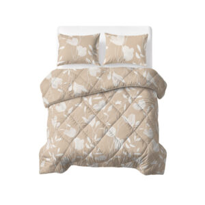 Sleeptime dekbed Katoen Fallon Zand/Oranje 200 x 220 - 200 x 220 cm - 100% katoen
