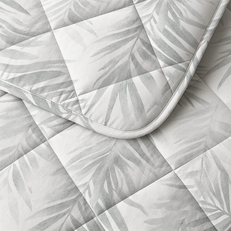 100% katoen dekbed Katoen Vinto Wit/Grijs 240 x 220 cm van Sleeptime in 240 x 220 cm
