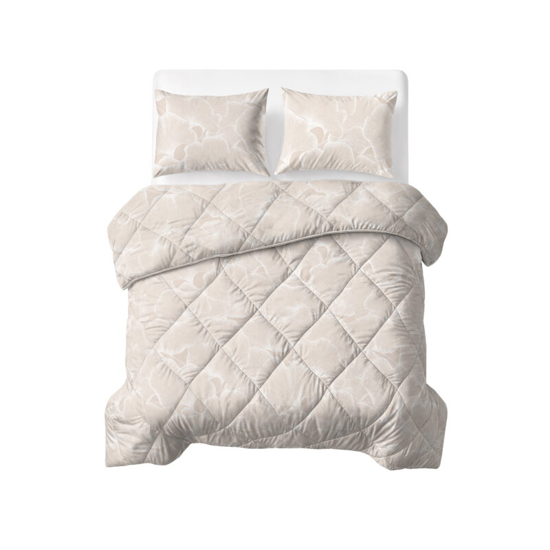 Sleeptime dekbed Katoen Zeke Beige 200 x 220 cm - Beige - 200 x 220 cm - 100% katoen