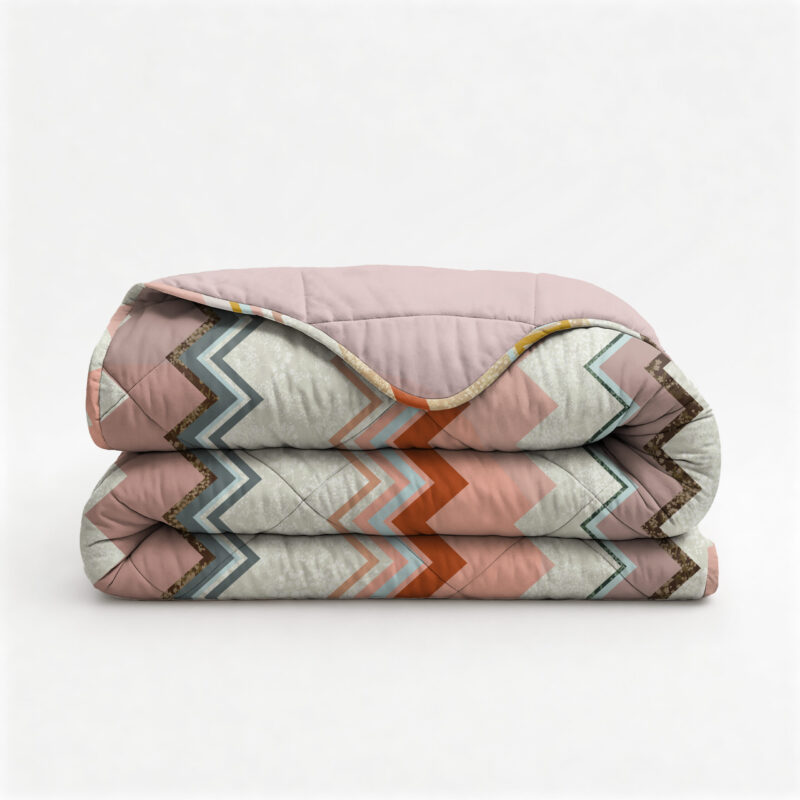 Lazy Dekbed Lizzy Beige/Roze 200 x 200