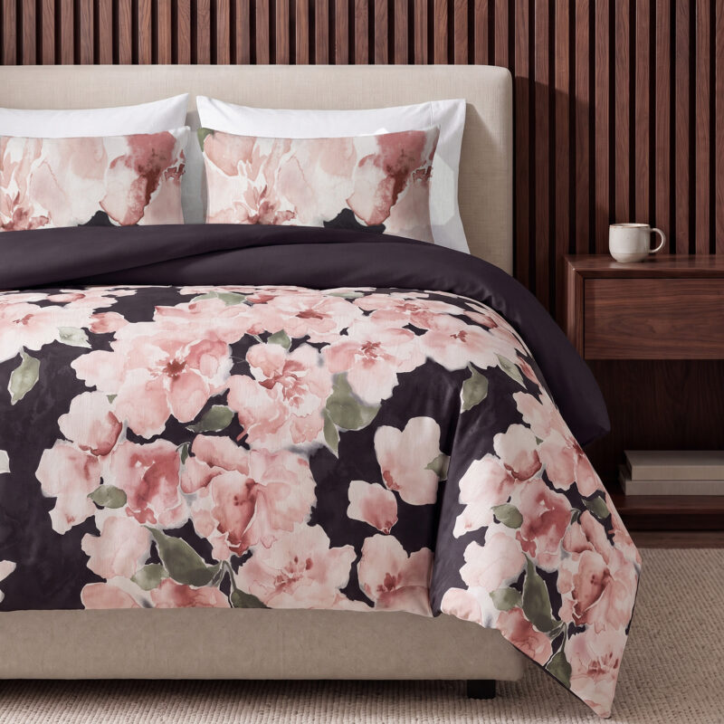 100% Polyester dekbed Lucie Zwart 200 x 220 Met Kussenslop van Sleeptime in 200 x 220 cm
