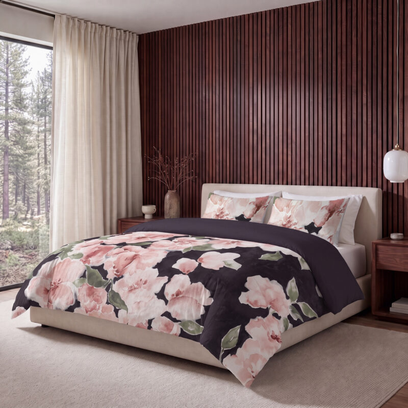 Sleeptime dekbed Lucie Zwart 200 x 220 Met Kussenslop - 200 x 220 cm - 100% Polyester