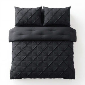 Sleeptime dekbed Pintuck Antraciet 200 x 200 cm - Antraciet - 200 x 200 cm - 100% Microvezel
