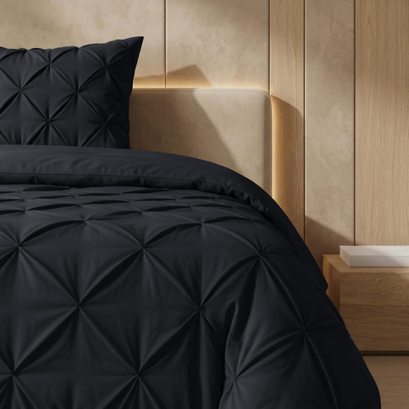 Dekbed Pintuck Antraciet 240 x 200 cm 240 x 200 cm van Sleeptime, Antraciet