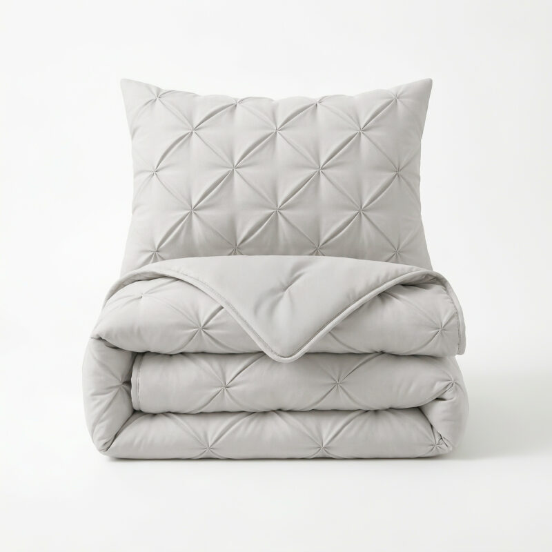 Pintuck Off white 200 x 200 cm dekbed van Sleeptime, 200 x 200 cm