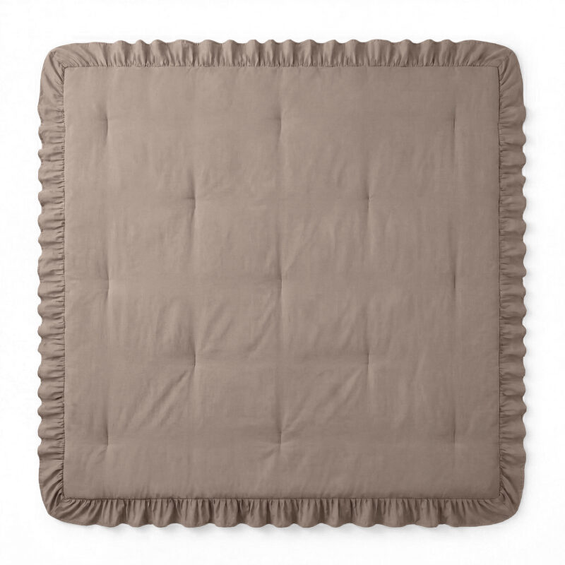 Dekbed Ruffles Taupe 200 x 200 cm 200 x 200 cm van Sleeptime, Taupe