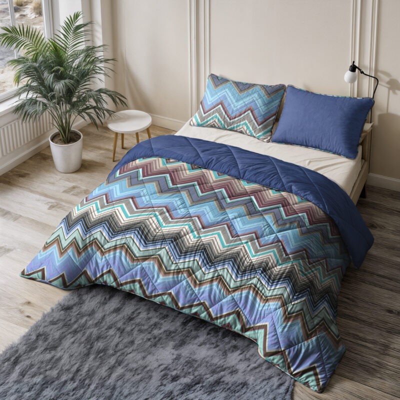 Lazy Dekbed Tilly Blauw 200 x 200
