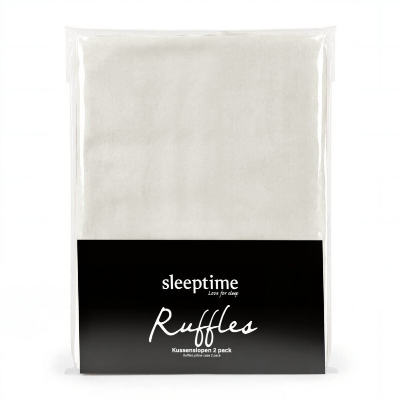 100% Microvezel kussen van Sleeptime in 60 x 70 cm - Wit
