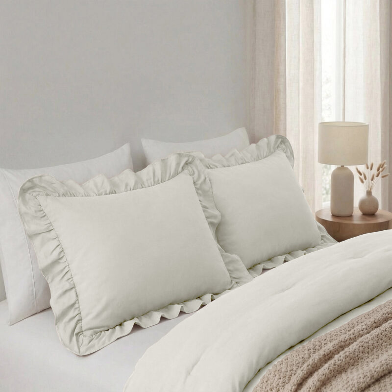 Sleeptime kussen - Wit - 60 x 70 cm - 100% Microvezel