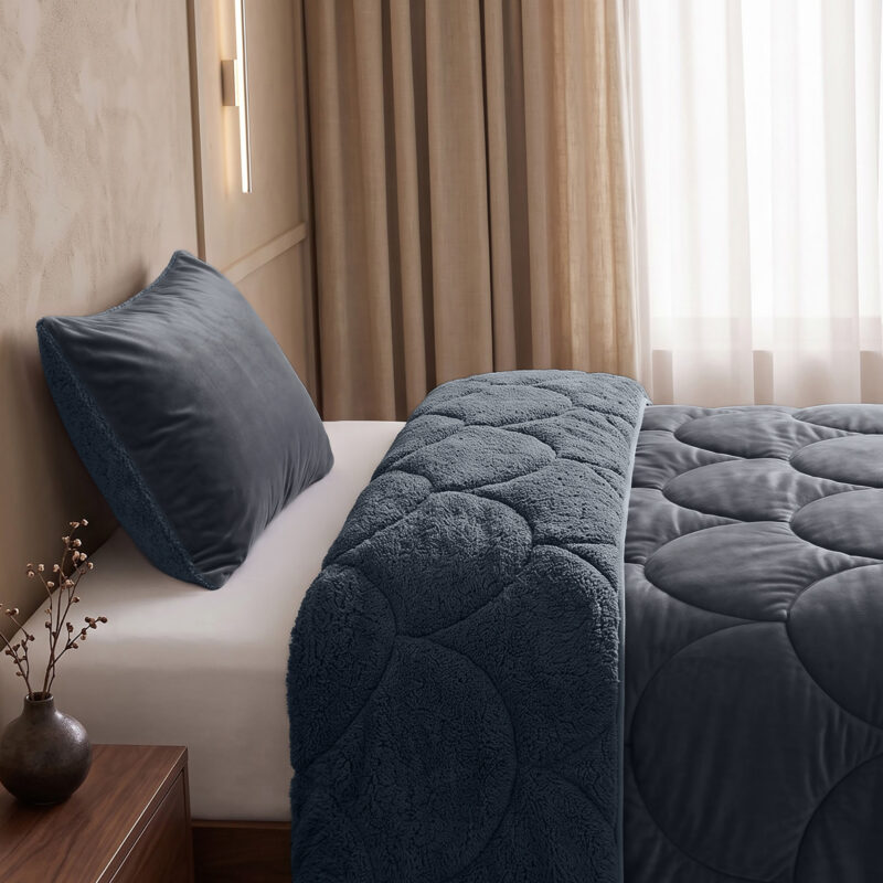 Bed van Sleeptime, 140 x 200 cm - Antraciet
