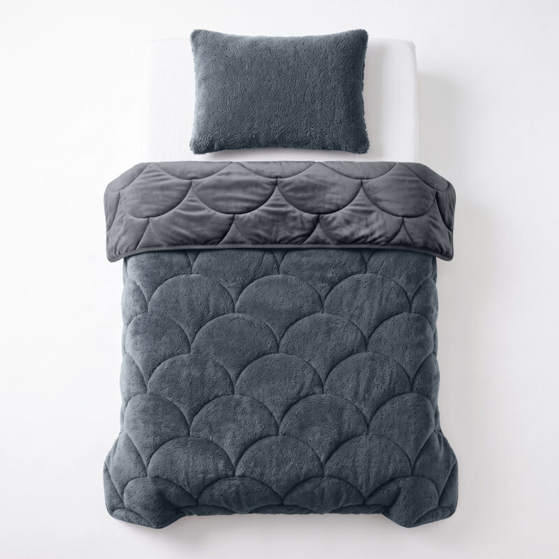 Sleeptime bed 140 x 200 cm van 100% Polyester - Antraciet