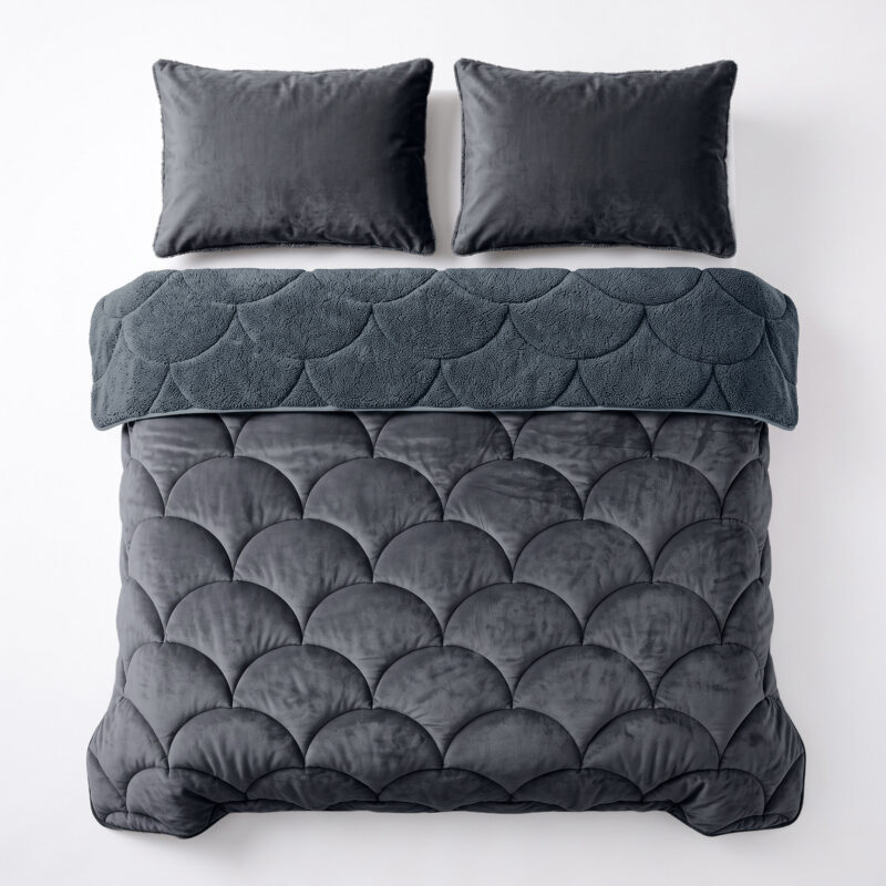 Bed van Sleeptime, 200 x 200 cm - Antraciet