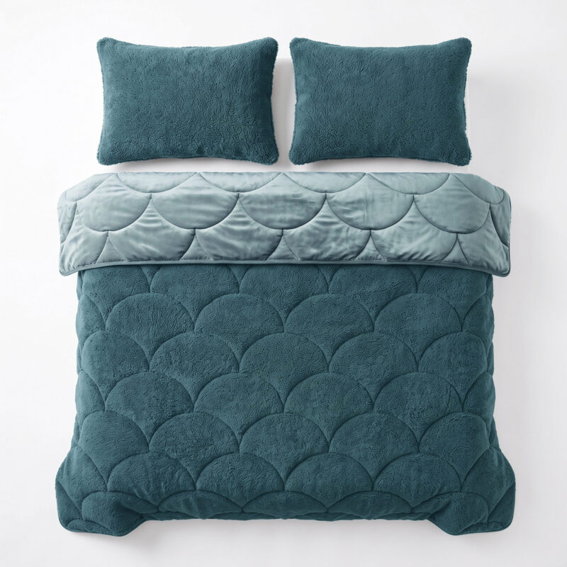 Bed 200 x 200 cm van Sleeptime, Groen