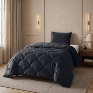 Sleeptime bed - Zwart - 140 x 200 cm - 100% Polyester