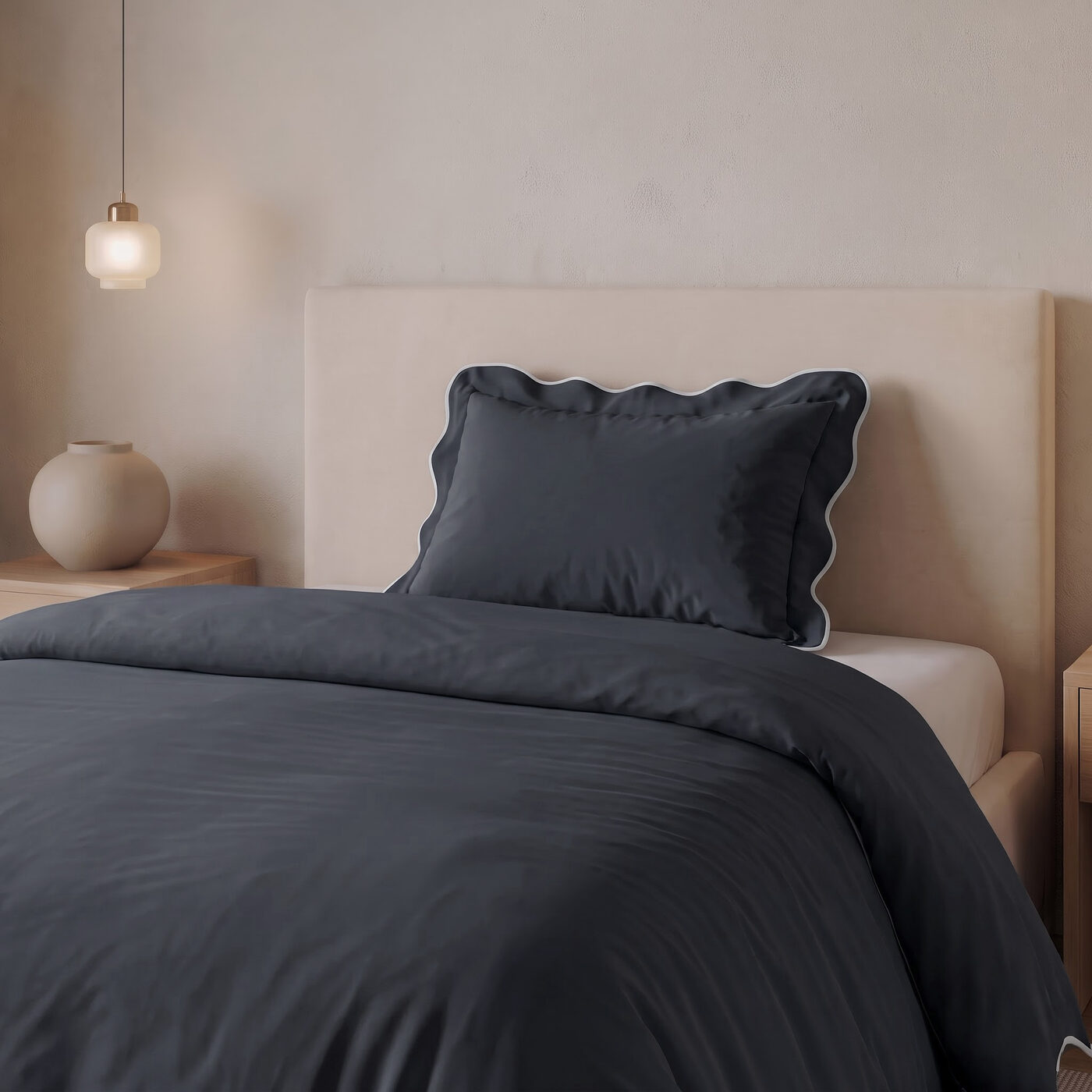 Sleeptime Verdo Antraciet/Wit 140 x 200/220 cm