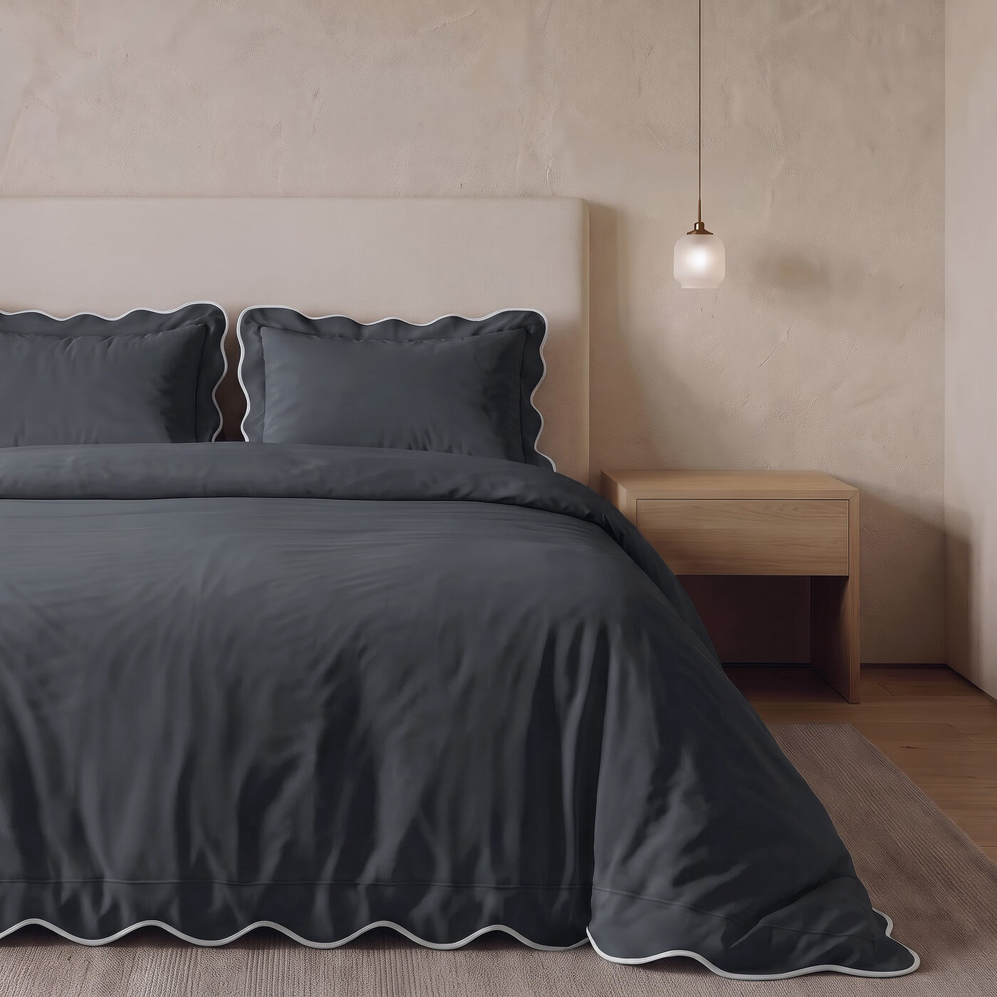 Sleeptime Verdo Antraciet/Wit 200 x 200/220 cm