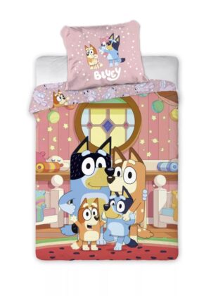 Bluey dekbedovertrek At Home - Multicolor - 100 x 135 cm - Katoen