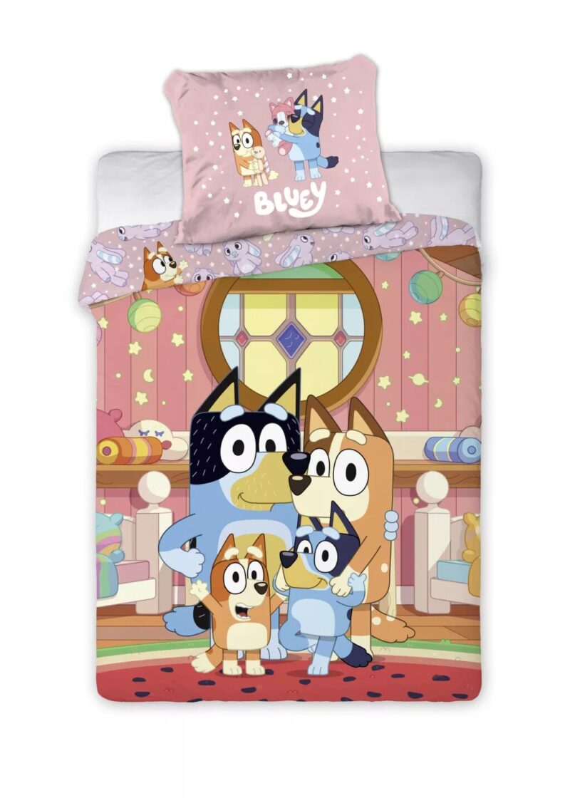 Bluey dekbedovertrek At Home - Multicolor - 100 x 135 cm - Katoen