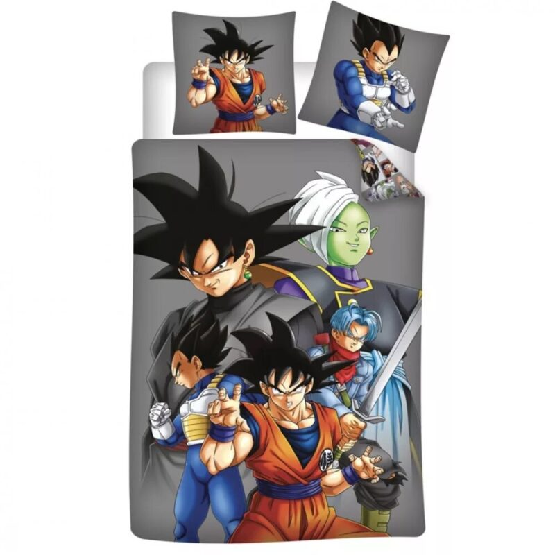 Dragon Ball Dekbedovertrek Dragon's Fury - 140 x 200 cm - 65 x 65 cm - Katoen