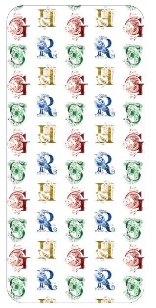 Harry Potter Hoeslaken Initials - Eenpersoons - 90 x 200 cm - Katoen
