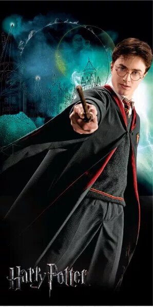 Harry Potter strandlaken Toverstok 70 x 140 cm