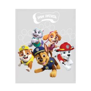 Paw Patrol plaid Friends grijs - Grijs - 150 x 200 cm - 100% Polyester