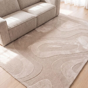 LABEL51 Vloerkleden Gamo - Beige - Polyester - 160x230 cm