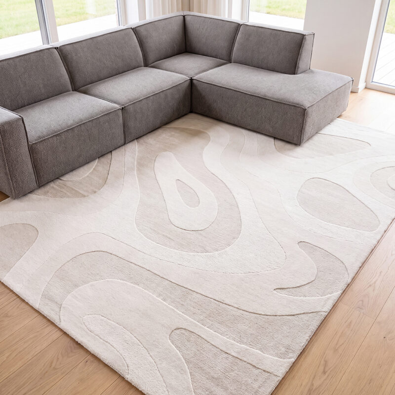LABEL51 Vloerkleden Gamo - Ivoor - Polyester - 200x290 cm