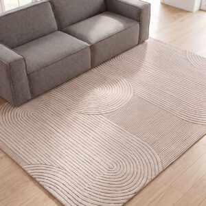 LABEL51 Vloerkleden Lavita - Taupe - Polyester - 160x230 cm