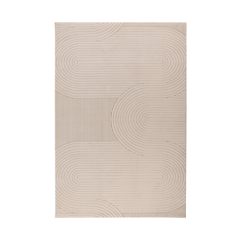 LABEL51 Vloerkleden Lavita - Taupe - Polyester - 200x290 cm Lavita