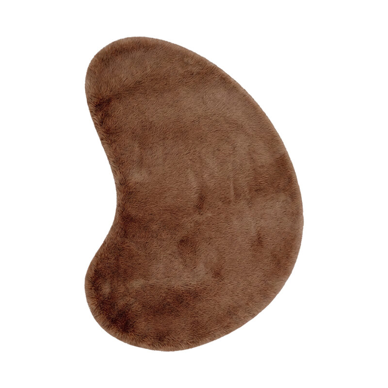LABEL51 Vloerkleden Indy - Chocolate - Polyester - 160x230 cm - Organisch Indy
