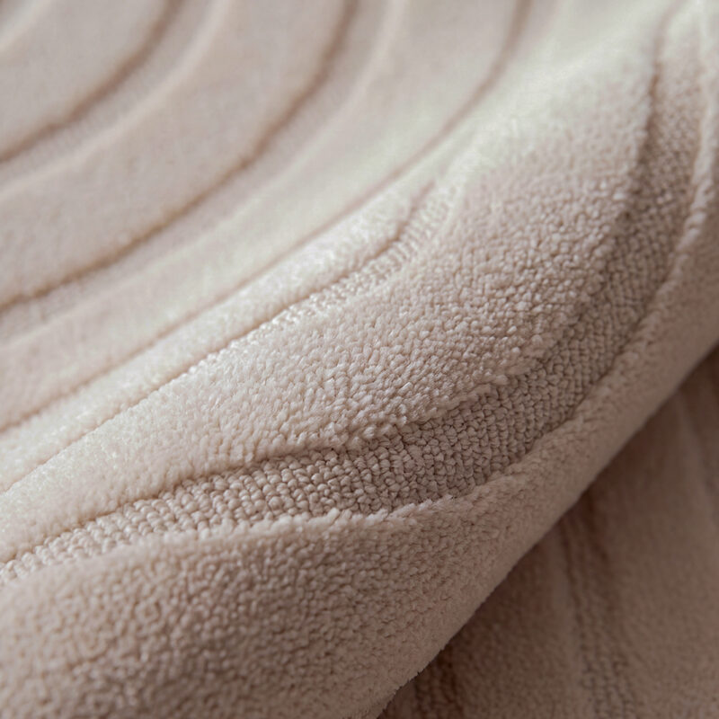 LABEL51 Vloerkleden Agra - Taupe - Polyester - 200x200 cm - Rond Polyester