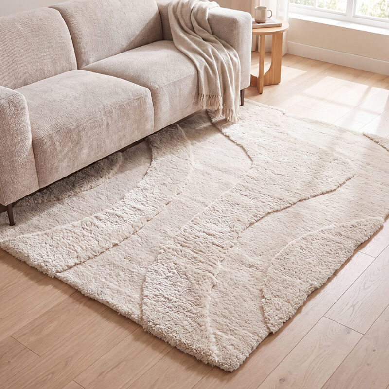 LABEL51 Vloerkleden Rima - Ivoor - Polyester - 160x230 cm