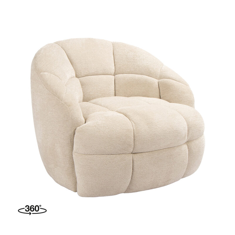 LABEL51 Fauteuil Bubble - Naturel - Raven - One Size Bubble