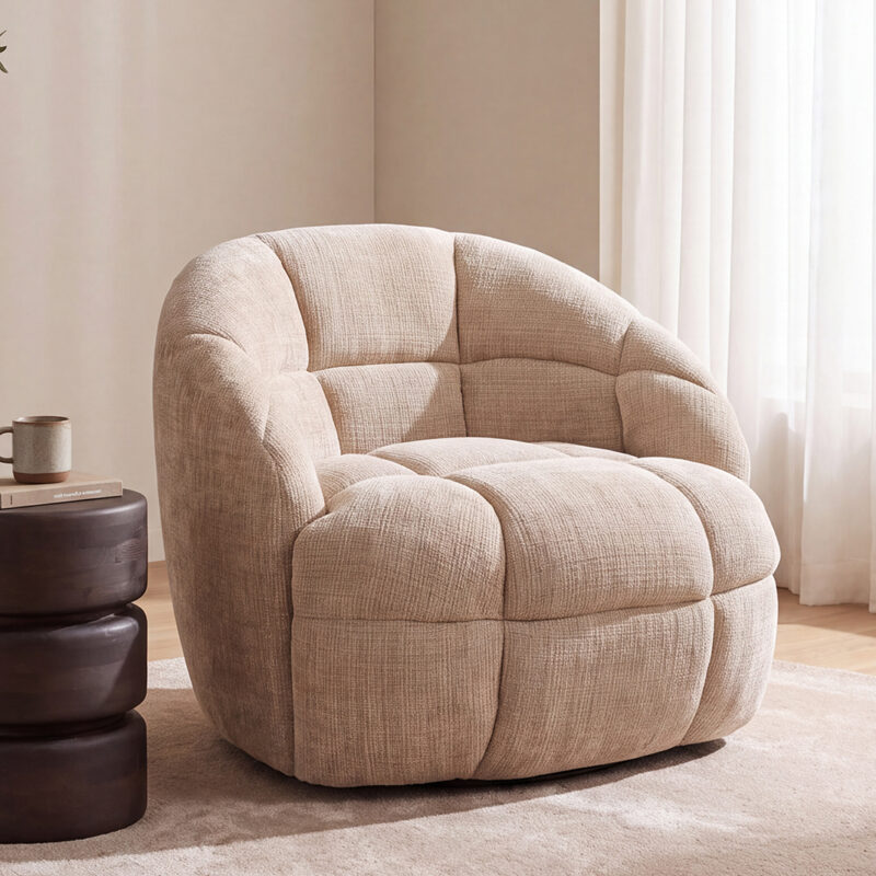 LABEL51 Fauteuil Bubble - Beige - Cremona - One Size