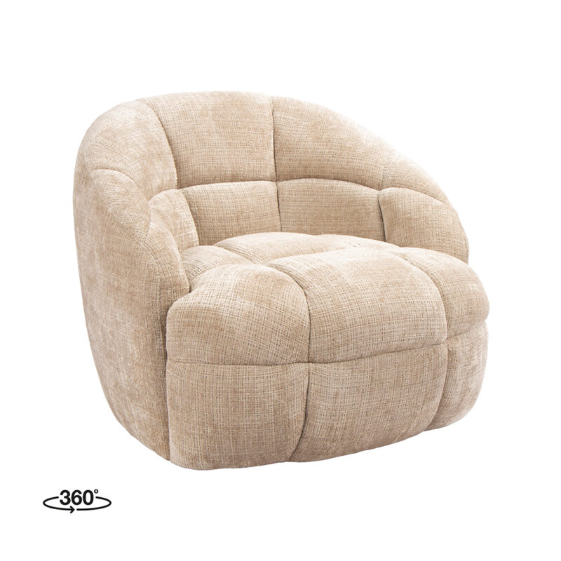 LABEL51 Fauteuil Bubble - Beige - Cremona - One Size Bubble