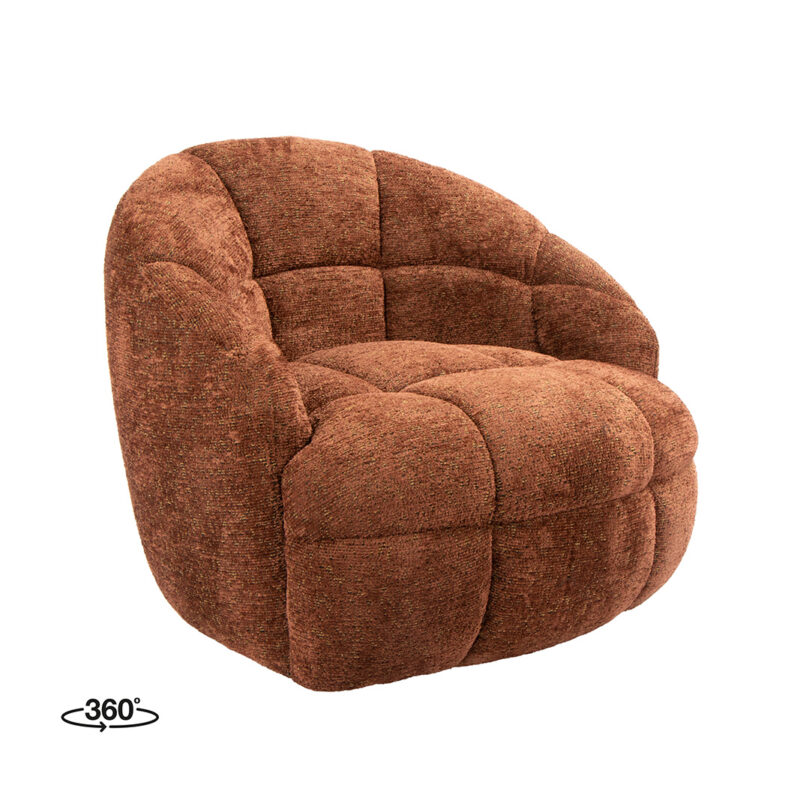 LABEL51 Fauteuil Bubble - Burgundy - Ruby - One Size Bubble