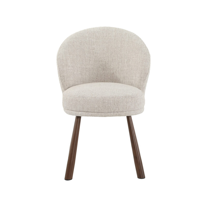 LABEL51 Eetkamerstoel Haya - Naturel - Pure Weave - Walnoot Metaal Haya