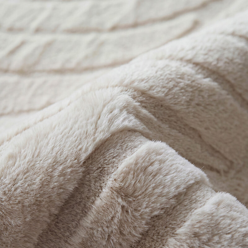 LABEL51 Vloerkleden Nilo - Licht Taupe - Polyester - 200x200 cm - Rond Polyester
