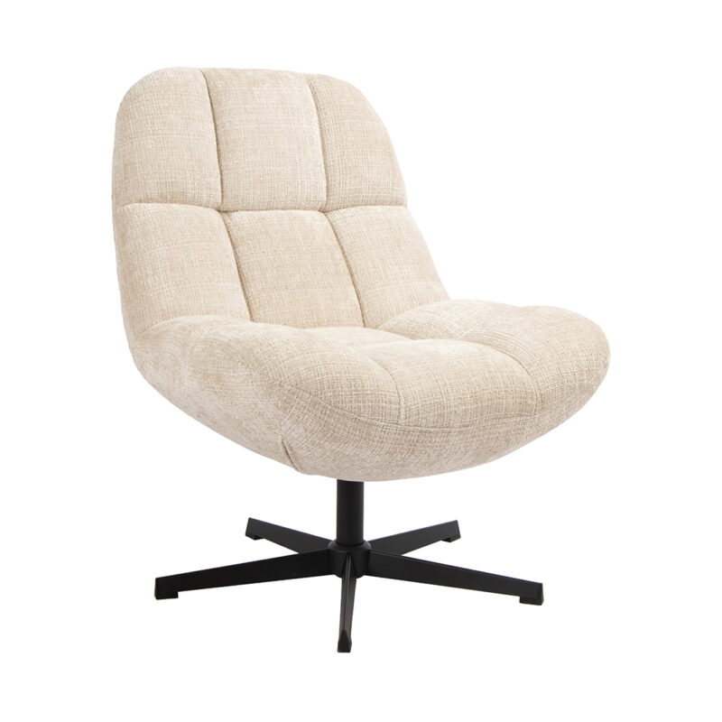 LABEL51 Fauteuil Cocoon - Naturel - Cremona - One Size Cremona