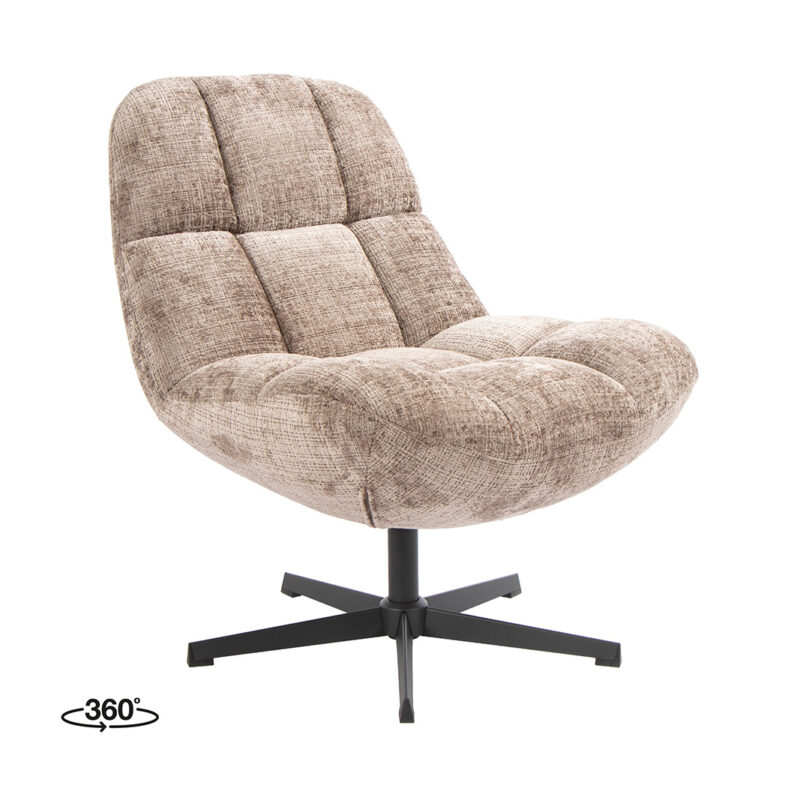 LABEL51 Fauteuil Cocoon - Taupe - Cremona - One Size Cocoon